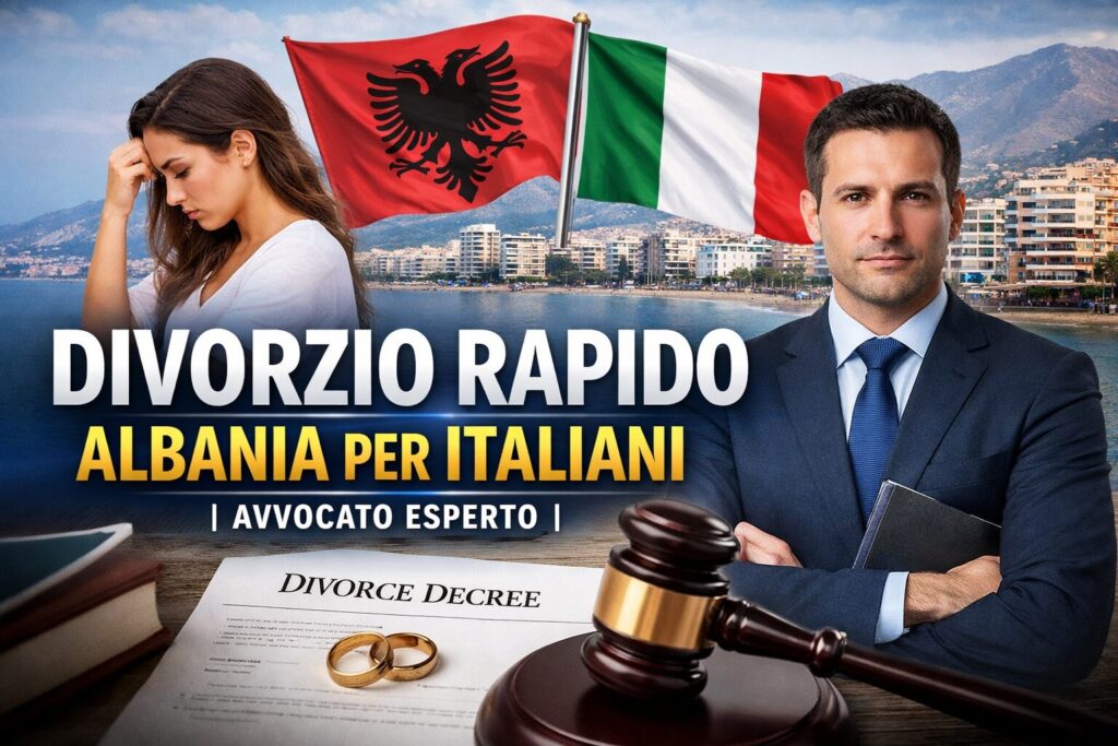 divorzio rapido Albania per italiani, divorzio Albania, avvocato divorzio Albania, separazione veloce Albania