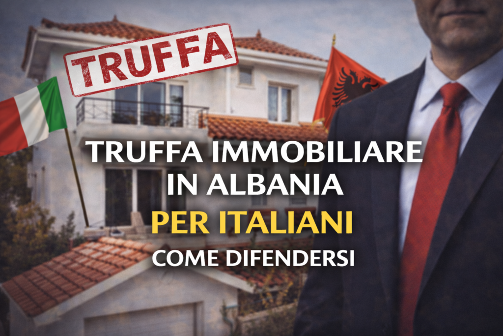 truffa immobiliare Albania italiani