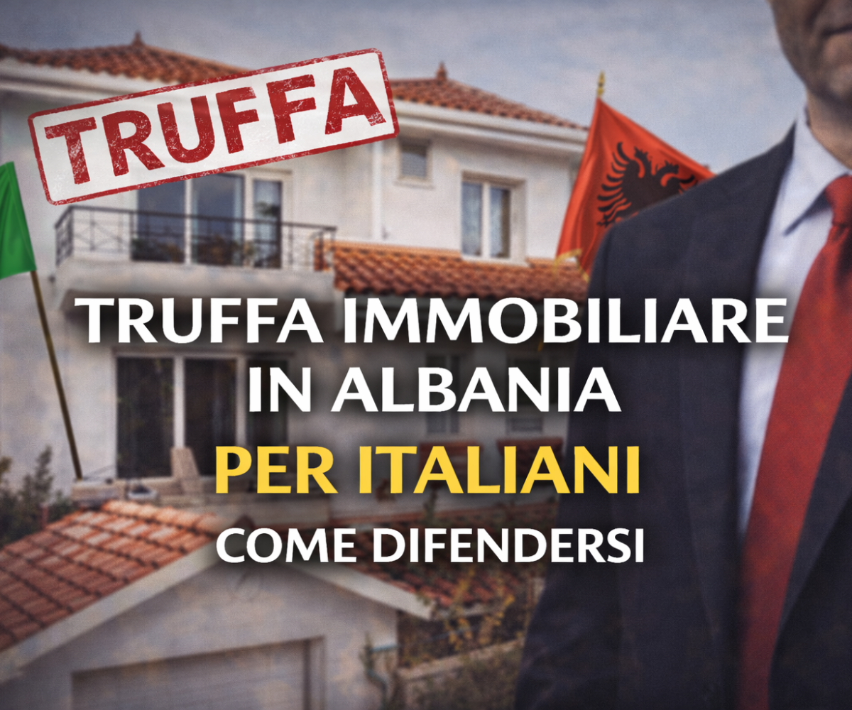 truffa immobiliare Albania italiani