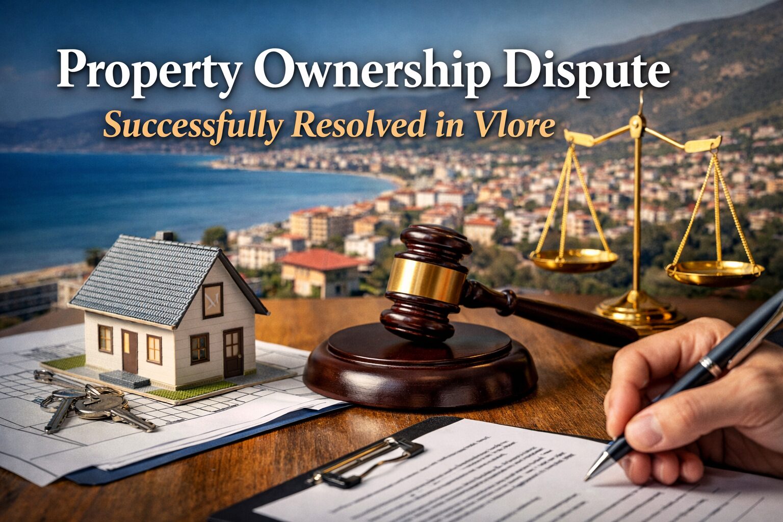 Property ownership dispute successfully resolved in Vlore court by experienced property lawyer