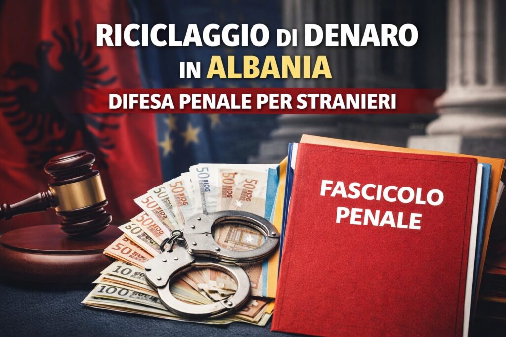 riciclaggio di denaro Albania avvocato
