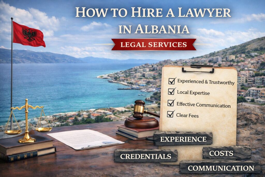 how to hire a lawyer in Albania legal services Vlore property lawyer guide