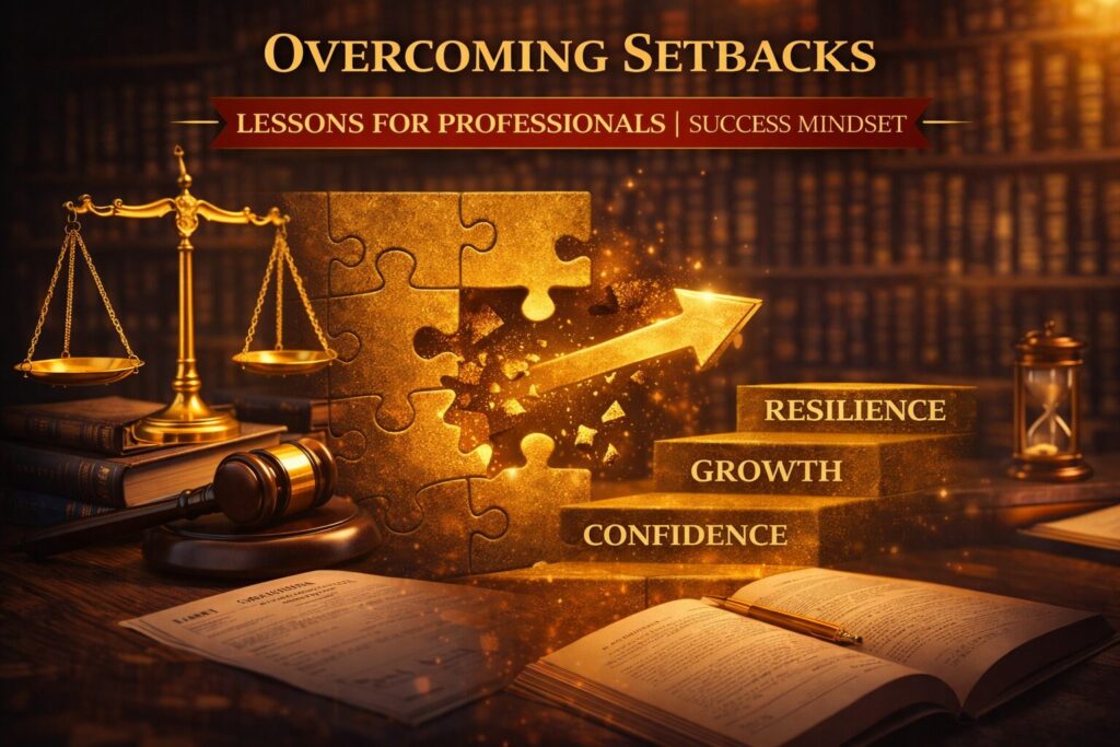 overcoming setbacks lessons for professionals success mindset resilience growth