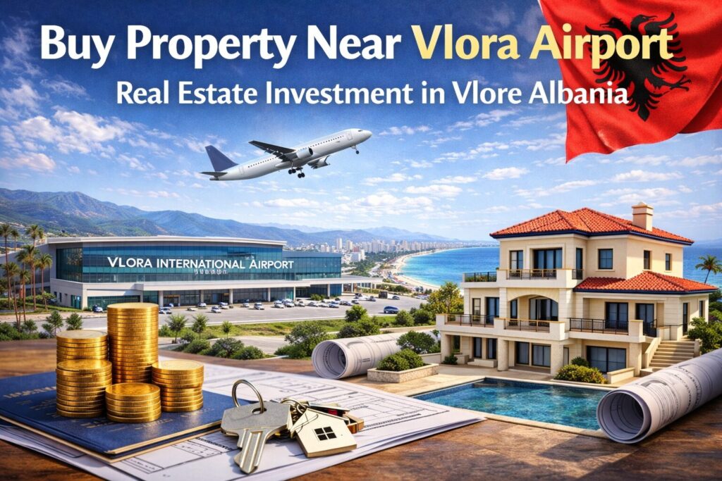 buy property near vlora airport real estate investment vlore albania