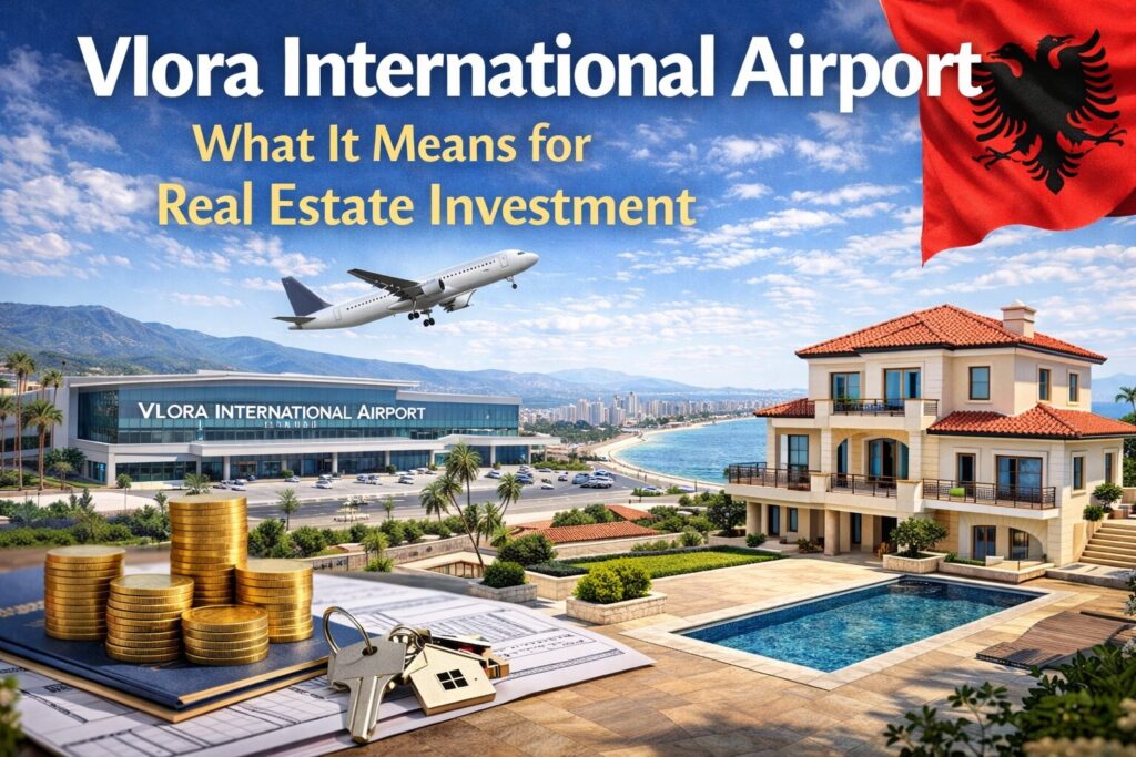 vlora international airport impact on real estate investment in vlore albania